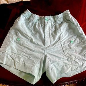 Mint green shorts